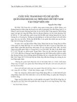 Cuộc đấu tranh bảo vệ chủ quyền quần đảo Hoàng Sa trên báo chí Việt Nam vào thập niên 1930