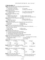 Đề cương ôn tập học kì 1 môn: Vật lí lớp 7