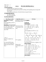 Thiết kế giáo án Đại số 8 - Chương III - Tiết 54: Ôn tập chương III (tiết 1)