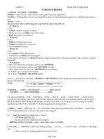 Tiếng Anh khối 11 - Conjuntions