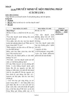 Giáo án Ngữ văn lớp 8 tiết 80: Thuyết minh về một phương pháp (cách làm )