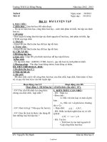 Giáo án Hóa học 8 - Tiết 15 - Bài 11: Bài luyện tập