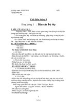 Giáo án trọn bộ Hoạt động giáo dục ngoài giờ lên lớp 8