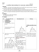 Giáo án môn Hình học lớp 8 - Lê Bá Phước - Tiết 5: Đường trung bình của tam giác, hình thang