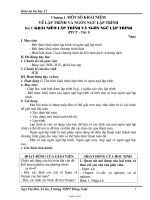 Giáo án Tin học lớp 11 - Ngô Thị Hải - Trường THPT Đồng Xoài