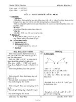 Giáo án môn Hình học lớp 7 - Trường THCS Tân Sơn - Tiết 20, 21