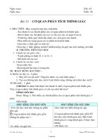 Bài soạn môn Sinh học khối 8, kì II - Tiết 53: Cơ quan phân tích thính giác