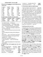 Bài phụ đạo khối 11 năm 2009