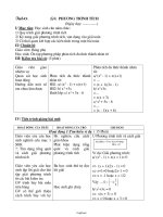 Giáo án môn Đại số khối 8 - Tiết 45 đến tiết 48