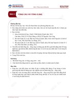 Bài giảng Kinh tế vĩ mô - Bài 2: Tổng cung và tổng cầu - Trường Đại học Công nghiệp Thực phẩm Tp. Hồ Chí Minh