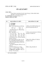 Giáo án môn Toán học lớp 2 - Tuần 30 - Tiết 2: Ôn: Kí lô mét