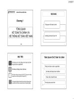 Bài giảng Kế toán tài chính: Chương 1 - Nguyễn Thị Ngọc Điệp