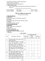 Giáo án Giáo dục công dân 8 Tiết 35: Kiểm tra học kì II