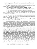 NỘI DUNG GÓP Ý VĂN KIỆN TRÌNH ĐẠI HỘI XIII CỦA ĐẢNG CỦA ...