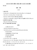 Giáo án môn Tiếng Việt lớp 1 sách Cánh Diều - Bài 120: oăn, oăt - Trường Đại học Công nghiệp Thực phẩm Tp. Hồ Chí Minh