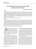 Cách biểu đạt ước vọng của người Việt trong tranh dân gian - Trường Đại học Công nghiệp Thực phẩm Tp. Hồ Chí Minh