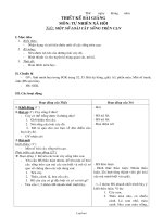 Giáo án môn Ngữ văn lớp 6 - Tiết 121 đến tiết 133