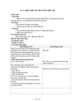 Bài giảng Tin học 11 - Bài 30: Biểu diễn dữ liệu bằng biểu đồ