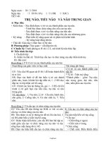 Bài soạn môn Sinh học lớp 8 - Tiết 48: Trụ não, tiểu não và não trung gian