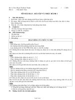 Giáo án môn Tin học 11 - Bài tập và thực hành 1