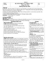 Giáo án môn Ngữ văn lớp 7 - Học kì II - Tiết 85 đến tiết 88