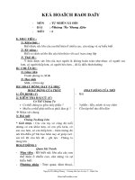 Giáo Án Tự Nhiên Xã Hội Lớp 1 - Tiết 1 - Chúng Ta Đang Lớn - Nguyễn Thị Hồng Nhung - Trường tiểu học An Lạc 3 – Bình Tân