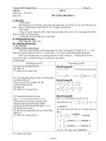 Giáo án Đại số khối 7 - Trường THPT Nguyễn Huệ - Tiết 21: Ôn tập chương I