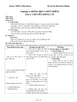 Giáo án giảng dạy môn Vật lý 11 - Trưòng THPT Hồng Quang