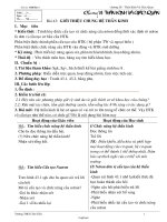 Giáo án môn Sinh học 8 - Bài 43 đến bài 54