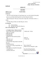 Bài soạn các môn học khối lớp 1 - Trường Tiểu học Kim Đồng - Tuần 28