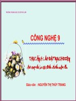 Công nghệ 9-Bài: THỰC HÀNH: LẮP ĐẶT MẠCH ĐIỆN