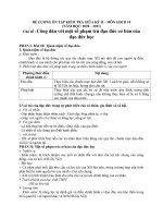 ĐỀ CƯƠNG ÔN TẬP GIỮA HỌC KỲ II - CÁC MÔN KHỐI 10