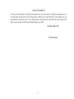 Nghiên cứu phân vùng môi trường nước trên lưu vực sông vu gia thu bồn đến năm 2030 có xét đến biến đổi khí hậu 