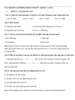 Đề cương ôn tập môn GDCD khối 6 ( M Lan)