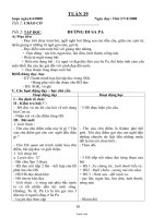 Giáo án giảng dạy các môn khối 4 - Tuần 29