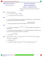 Đề 2 chuyên bình dương 1 