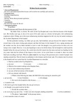 Giáo án môn Tiếng anh lớp 11 - Written Test & correction