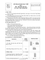 Bài soạn môn Thể dục lớp 1 năm 2009 - Bài 5: Đội hình đội ngũ - Trò chơi “Qua đường lội”
