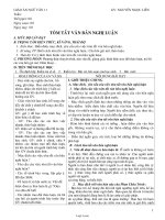 Bài soạn Ngữ văn 11 tiết 118: Tóm tắt văn bản nghị luận