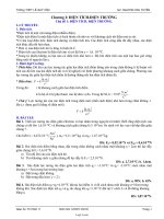 Giáo án môn Vật lý khối 11 - Trường THPT Lê Quý Đôn