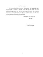 (Luận văn thạc sĩ file word) Nghiên cứu giải pháp hoàn thiện công tác lập dự án tại Công ty cổ phần tư vấn xây dựng Đại Việt