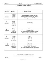 Giáo án môn học lớp 1 - Tuần thứ 1 - Đặng Thị Tình