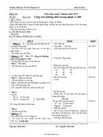 Giáo Án Toán Lớp 1 - Tiết 120: Cộng Trừ (Không Nhớ) Trong Phạm Vi 100 - Nguyễn Thị Cẩm - Trường tiểu học TT Chí Thạnh số 1