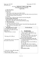 Giáo án môn Ngữ văn 11 - Đọc thêm: Thái sư trần thủ độ (trích đại việt sử ký toàn thư)