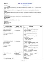 Bài soạn môn học Tiếng Anh 11 - Period 95 - Unit 15: Space conquest