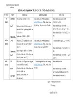 BÀI GIẢNG LỚP 3- TUẦN 23