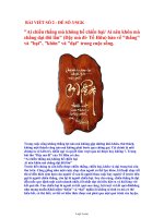  Ai nên khôn mà chẳng dại đôi lần