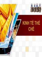 SEMINAR THỂ CHẾ cốt lõi của các QUỐC GIA ĐÔNG á TRÊN CON ĐƯỜNG KHẮC PHỤC KHỦNG HOẢNG (KINH tế THỂ CHẾ) 