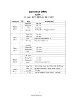 Giáo án môn học lớp 1 - Tuần dạy 15 (chi tiết)