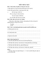 ĐỀ ÔN TẬP TV LỚP 4 SỐ 6